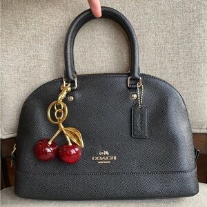 NWT！COACH COACH MINI SIERRA SATCHEL IN CROSSGRAIN LEATHER (COACH F57555)